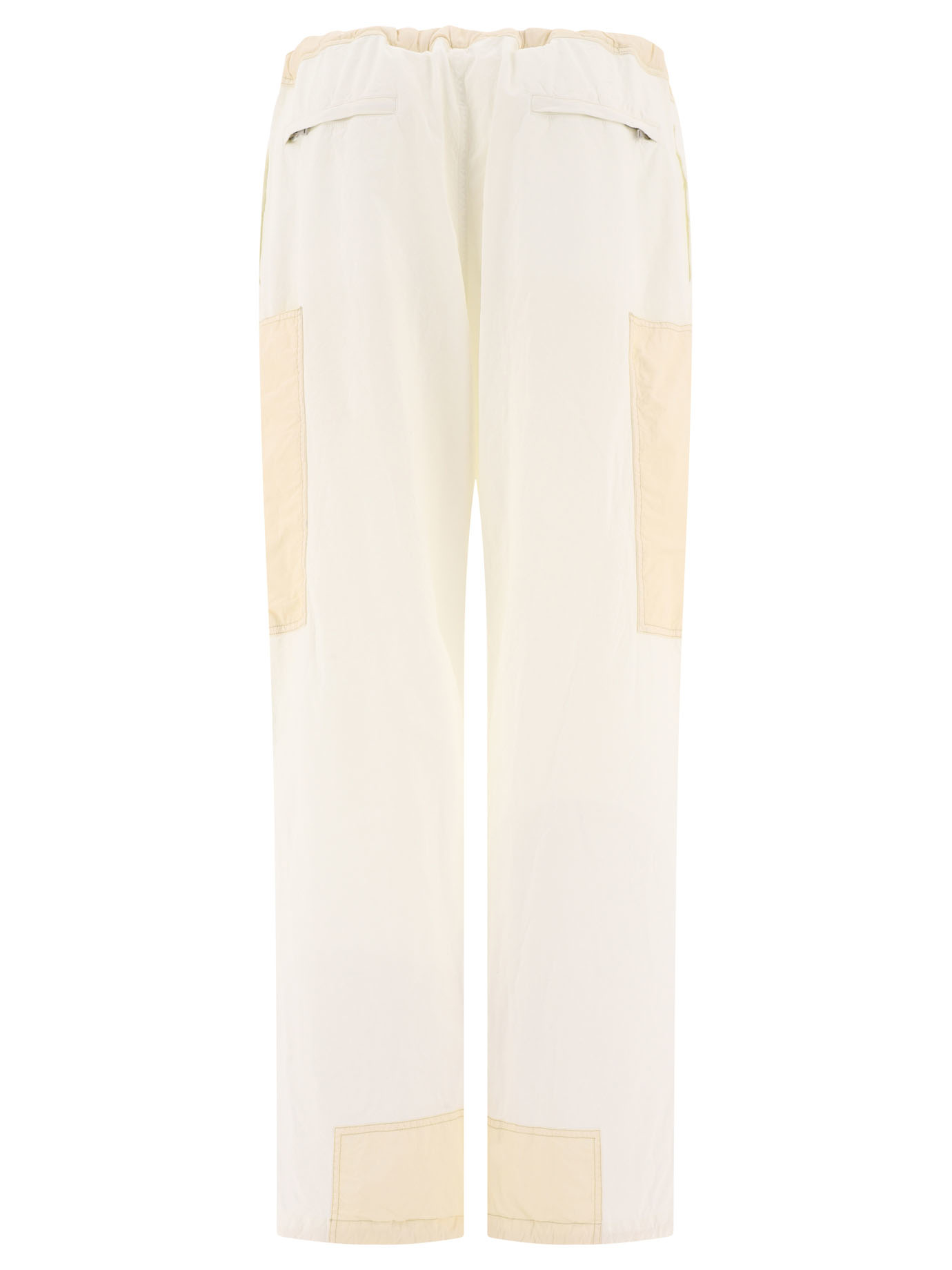 JIL SANDER White Parachute trousers